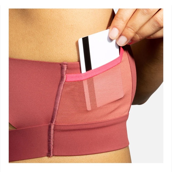 Brooks Vibrant Pink Sports Bra - Picture 7 of 8